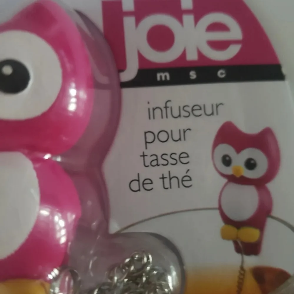 Joie MSC PURPLE OWL Tea Cup Infuser - 18/10 Stainless Steel New
